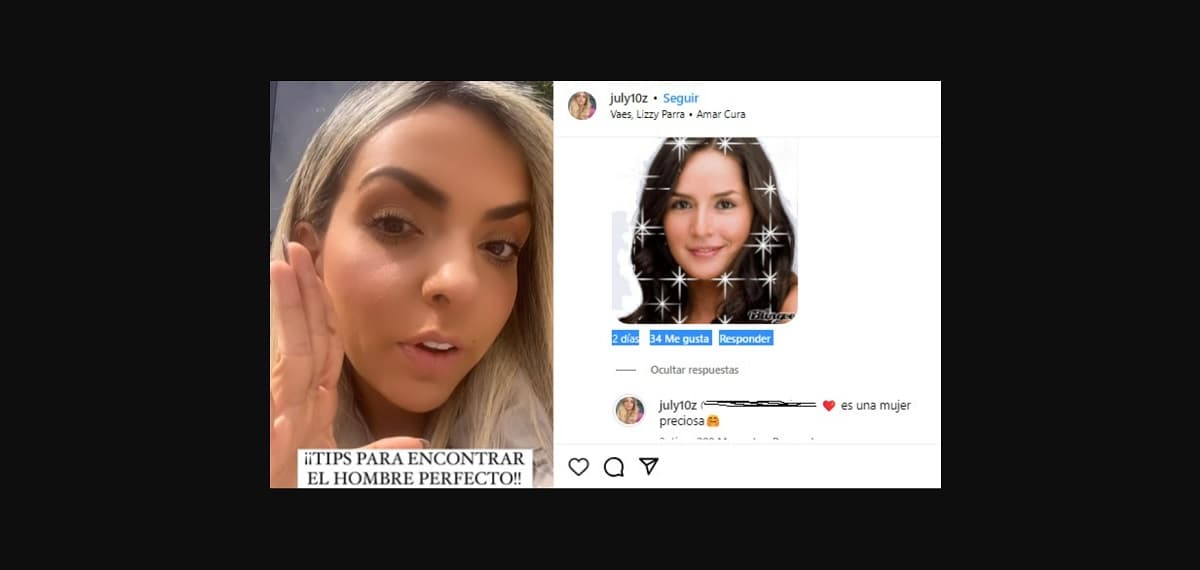 Juliana Diez le dedicó un piropo a la actriz de telenovelas