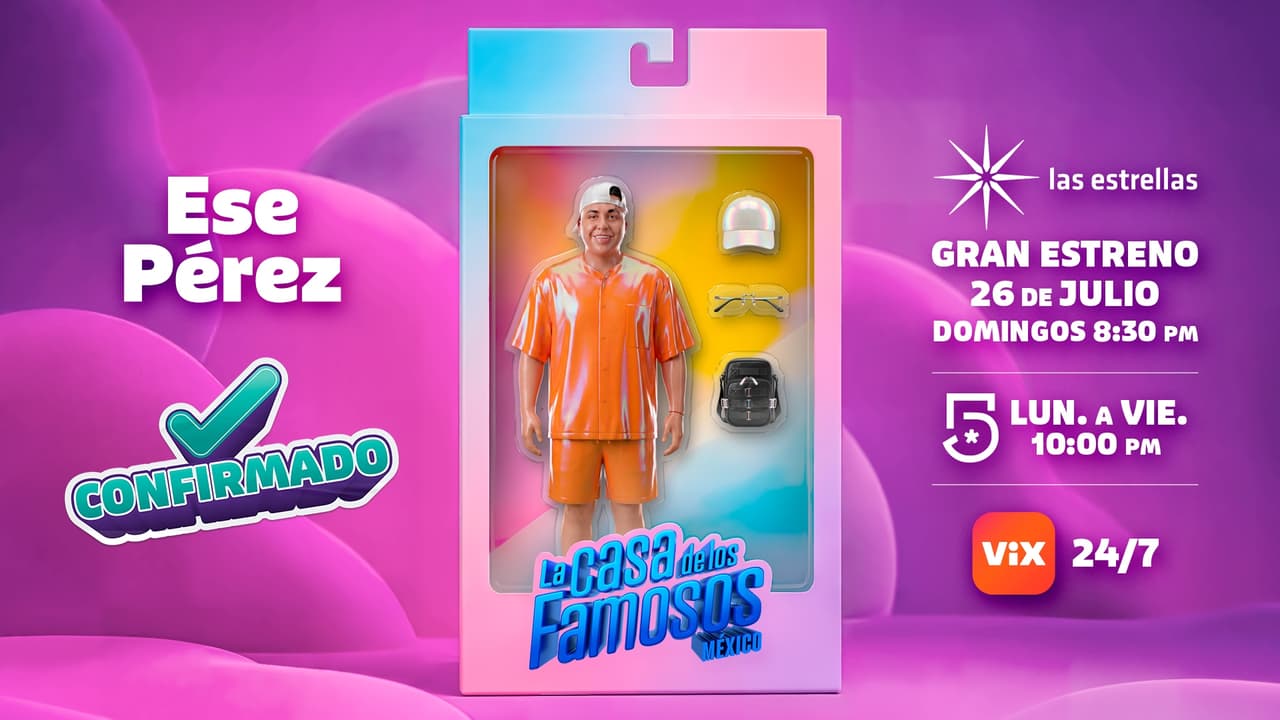 Ese Pérez en La Casa de Los Famosos México 2026.