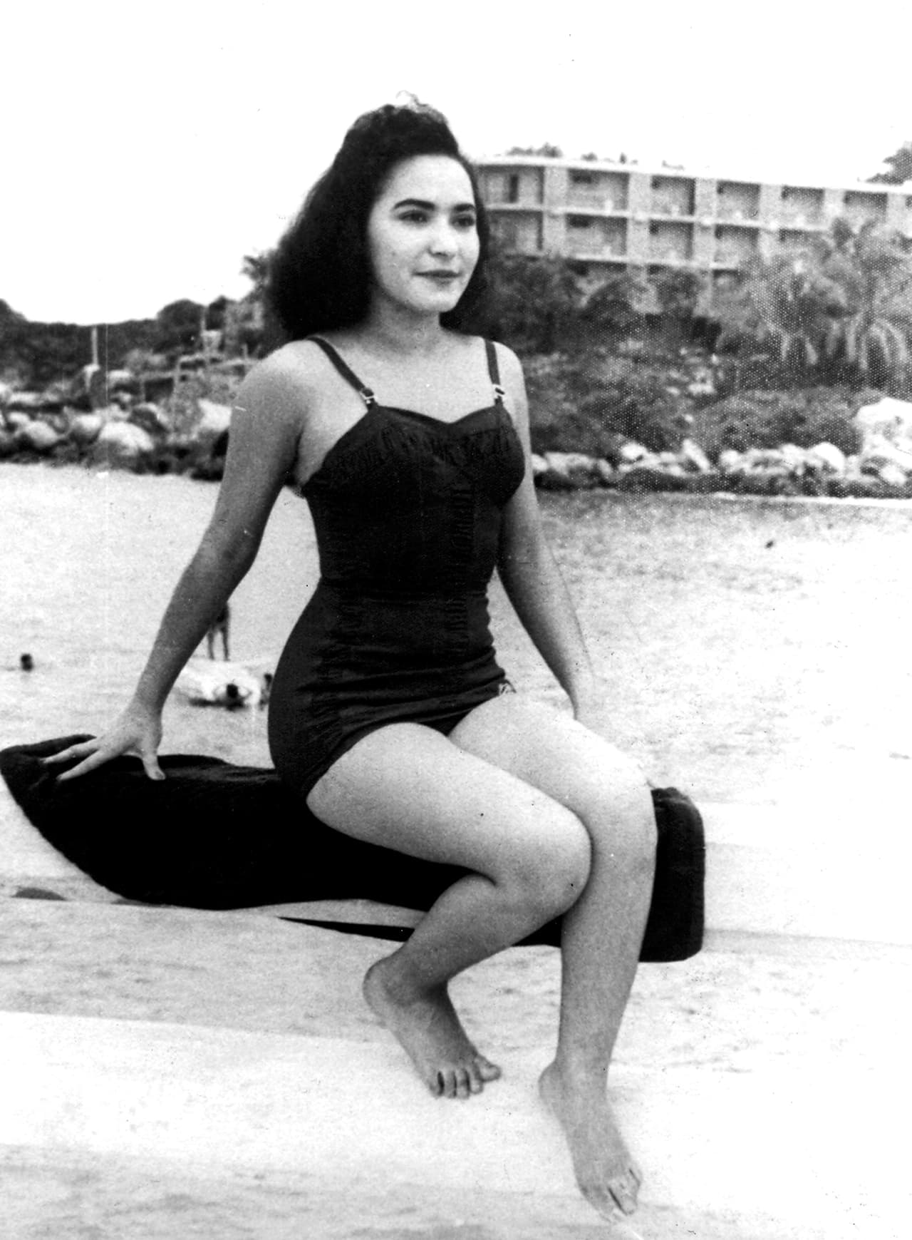 1949 carmen salinas a los 16 años de edad en acapulco guerrero