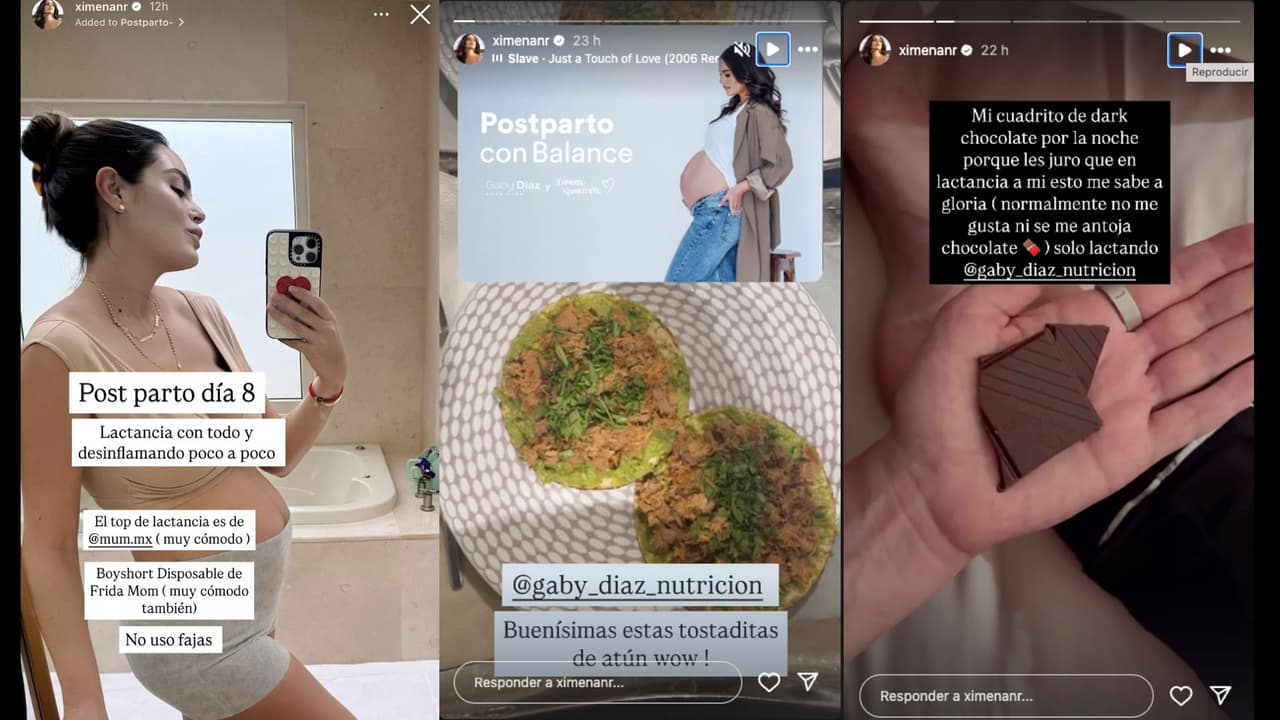 Ximena Navarrete se sincera en Instagram sobre su etapa postparto