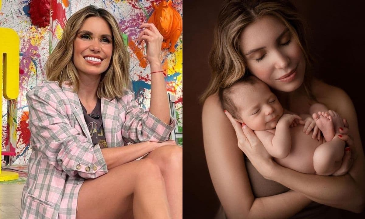 Andrea Escalona muestra a quién se parece su hijo y afirman que Emilio parece un muñequito