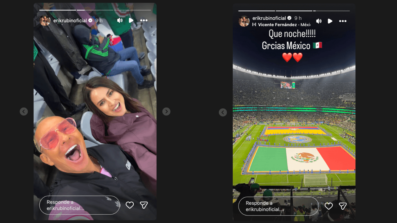 Erik Rubín deja en shock al aparecer así junto a su joven novia y afirma: “Qué noche”