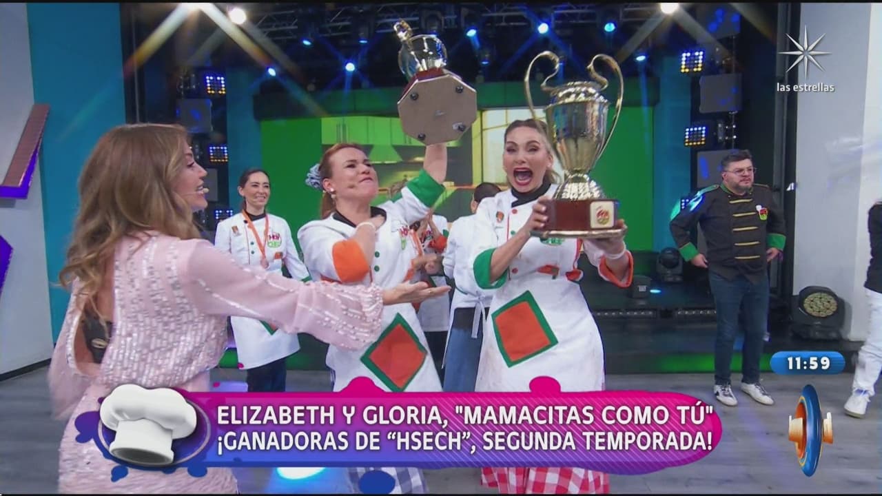 Gloria Sierra y Elizabeth Álvarez son las ganadoras de Hoy Soy el Chef 2026.