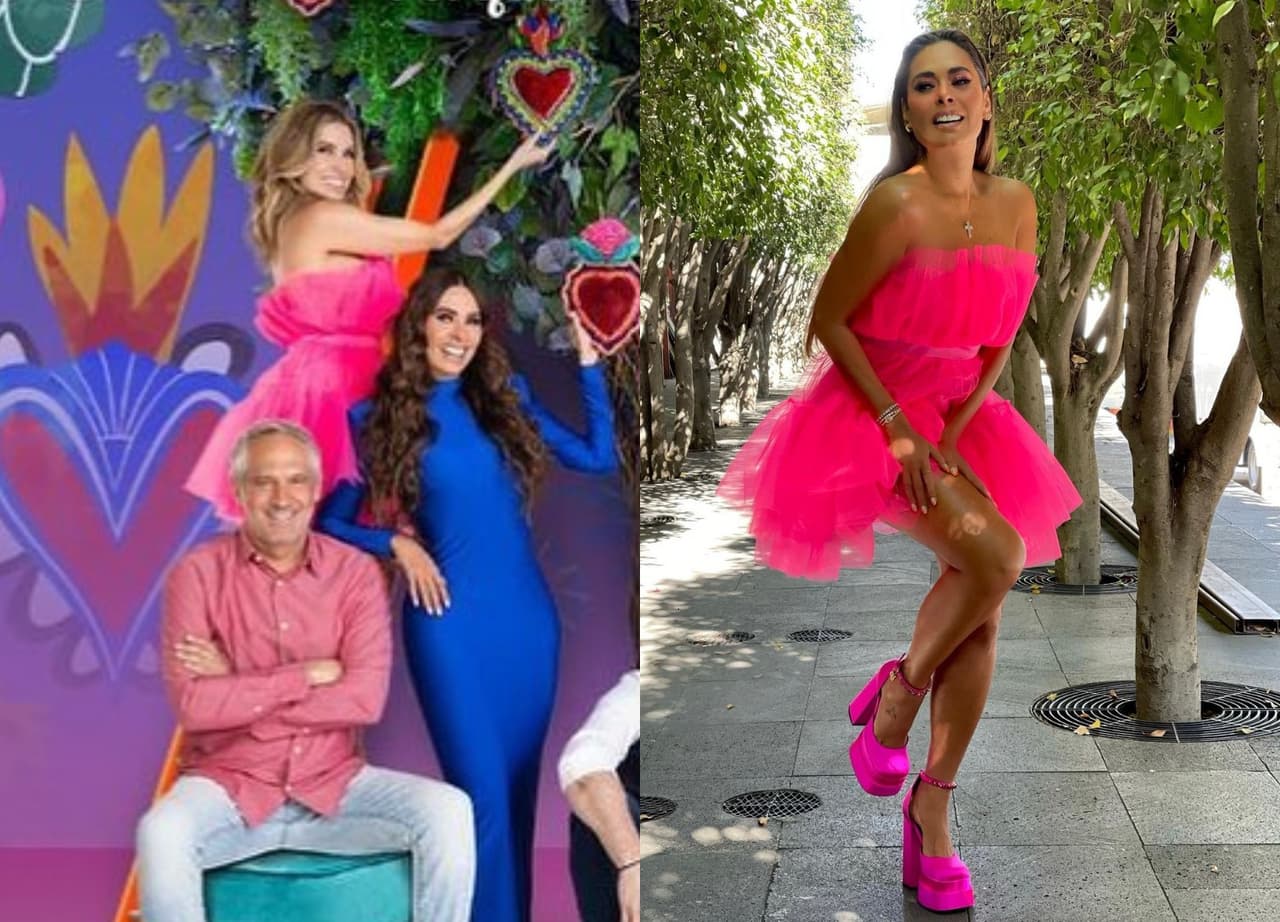 Andrea Escalona y Galilea Montijo lucieron el mismo vestido para el programa Hoy.