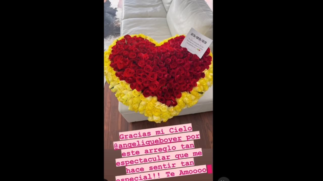 El actor también celebró su aniversario con la estrella de telenovelas