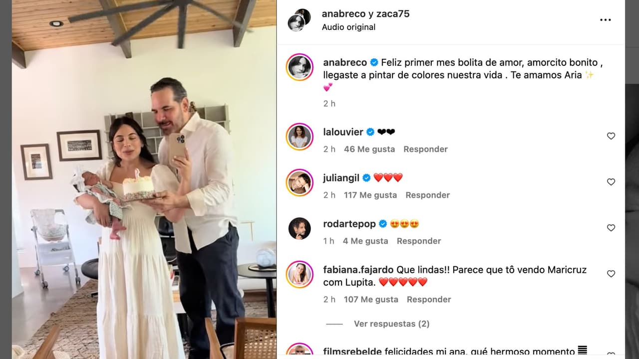 Ana Brenda Contreras comparte cuánto ha crecido su bebé, Aria.