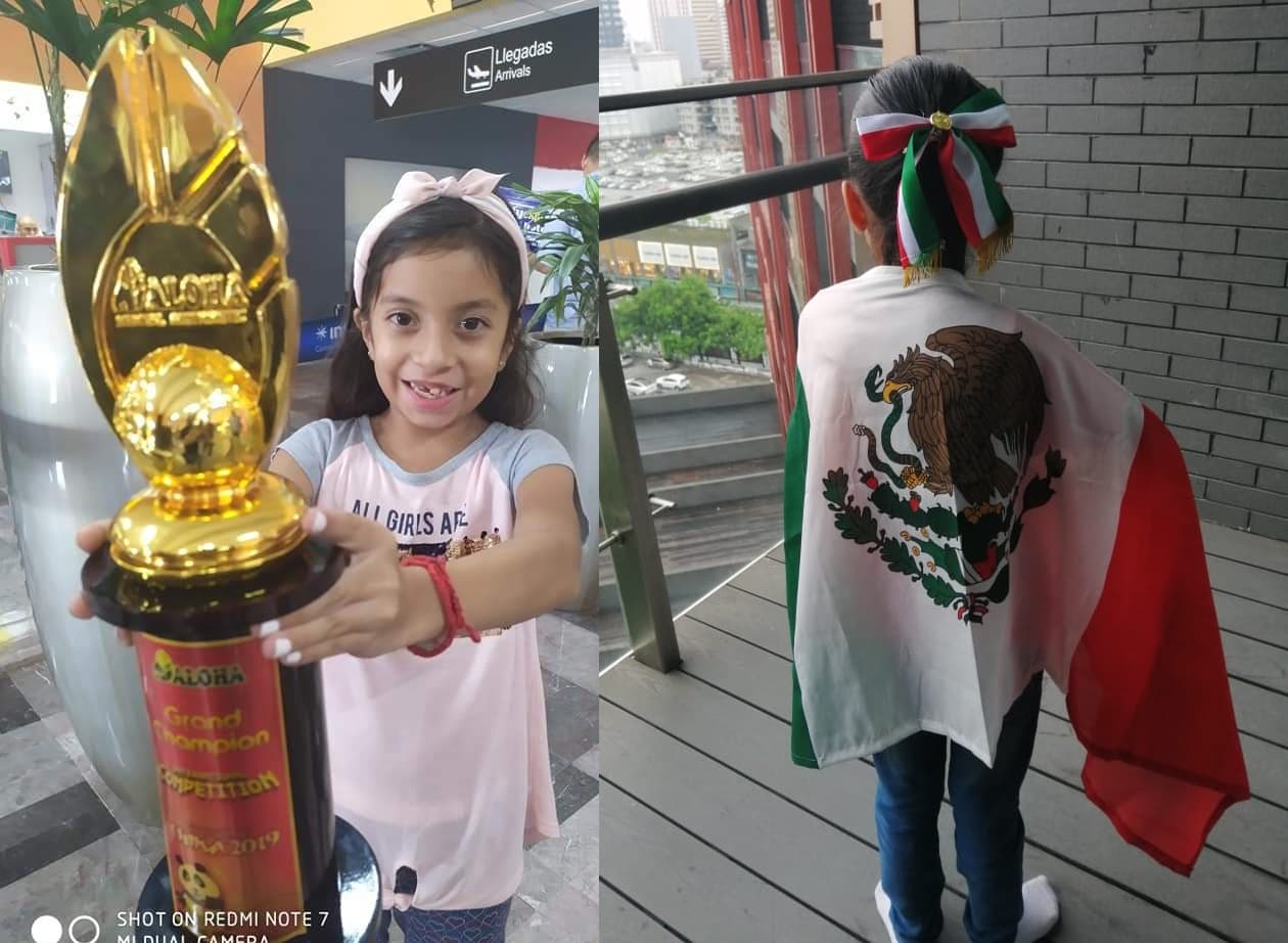 “Sentí nervios, pero poquitos”: Zury, la mexicana de 8 años que ganó el primer lugar de cálculo en China