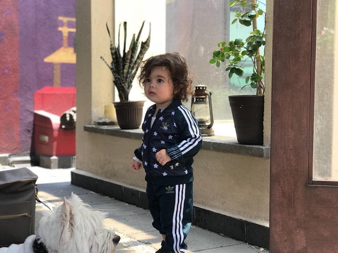 Natália le creó una cuenta de Instagram a Mila y sube sus imágenes más tiernas