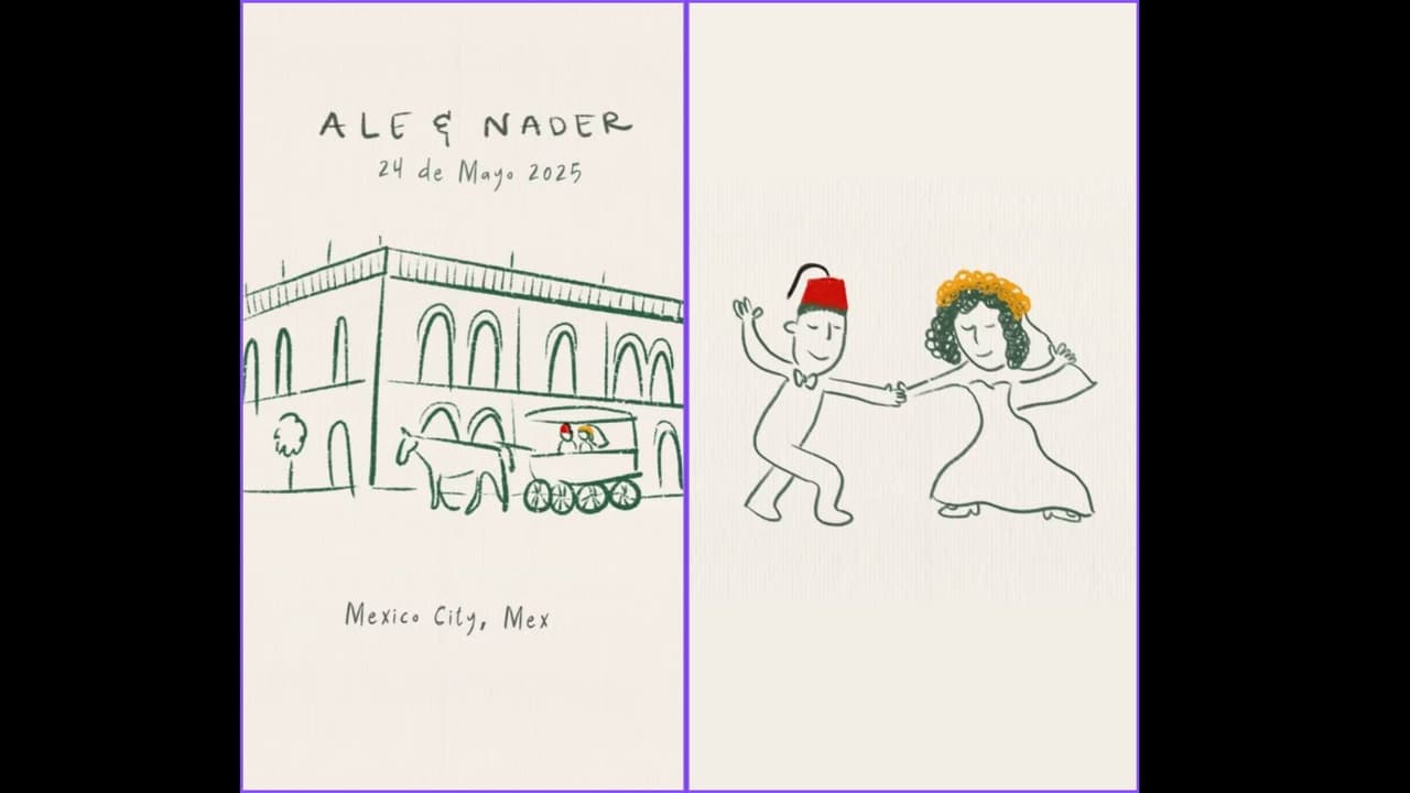 Ale Capetillo comparte con sus seguidores la invitación de su boda, la cual se realizará en México