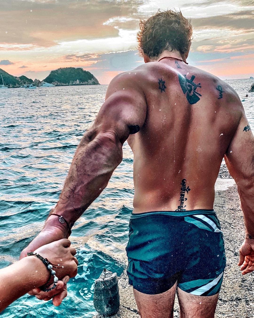 Se les veía mucho en Acapulco, uno de sus lugares favoritos.
