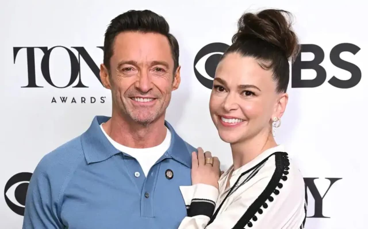 Hugh Jackman y Sutton Foster.