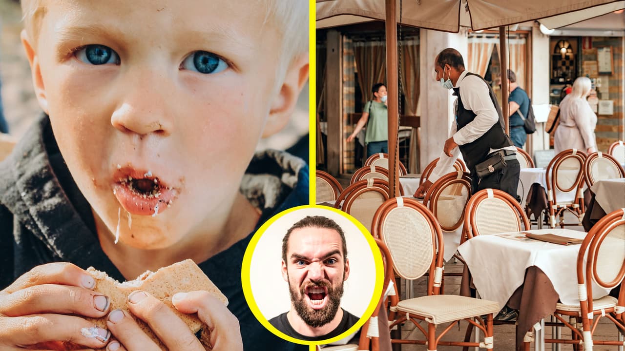 Restaurante 'prohíbe' a niños levantarse de la mesa hasta que terminen de comer y padres enfurecen