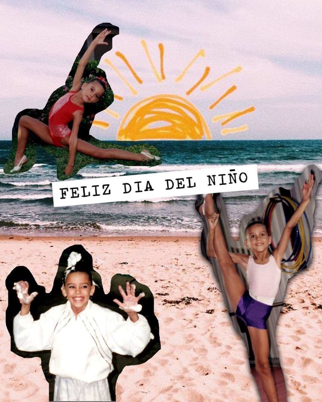 "Nunca dejes de soñar, de jugar, bailar, disfrutar, de sorprenderte de la vida y de sonreír", anotó Paulina Goto como descripción de la foto en la que presumió sus habilidad en la gimnasia.