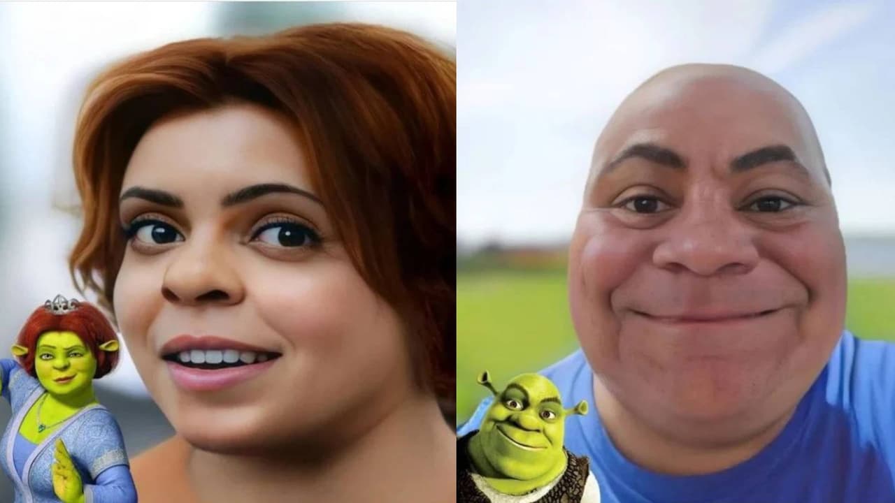 Así se verían Fiona y Shrek en la vida real