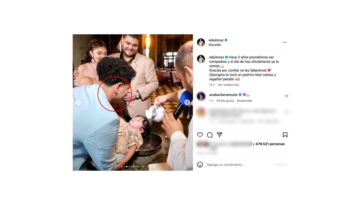 Eduin Caz se dejó ver con el tatuaje que se hizo en honor a Daisy Anahy en diciembre de 2022.