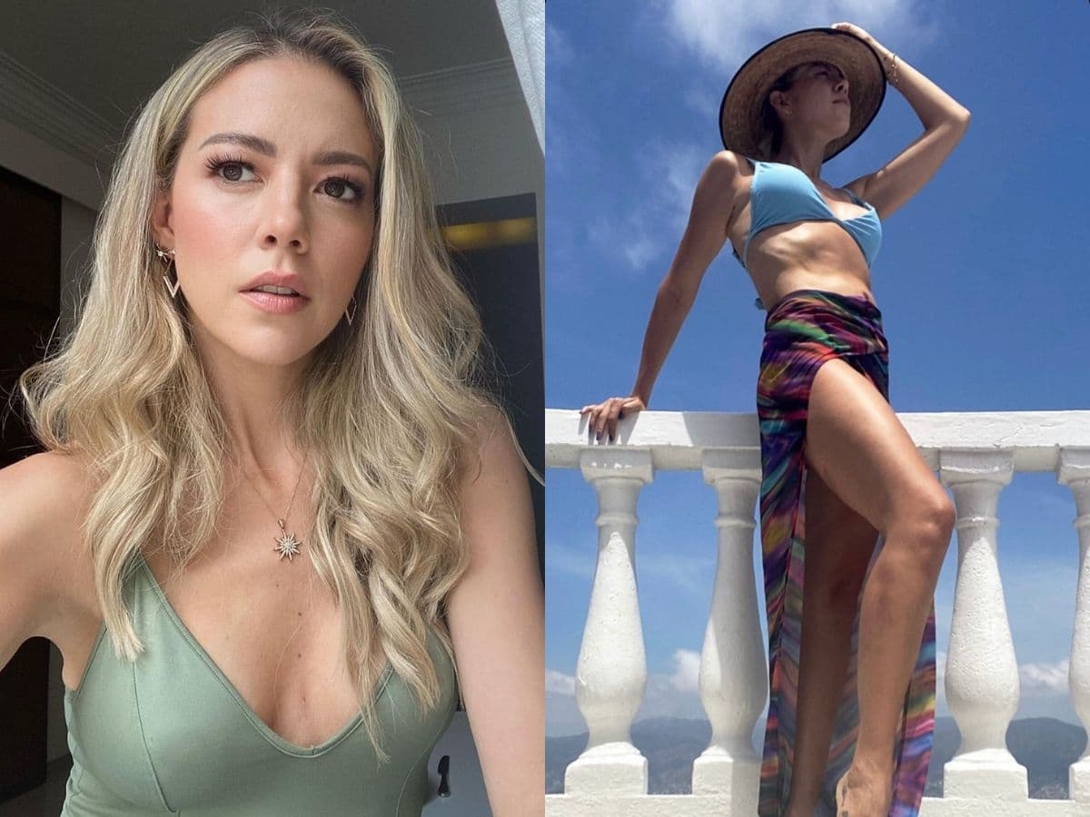 La actriz deslumbró al modelar uno de los outfits diseñados por Claudia Álvarez.