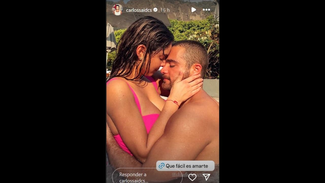 Claudia Martín y Carlos Said compartieron unas fotos juntos en Instagram
