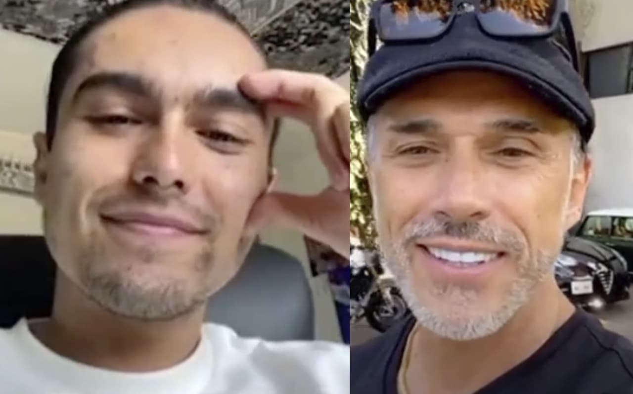 Sergio Mayer y su hijo tienen conmovedor reencuentro y prometen trabajar juntos: "Te amo mucho"