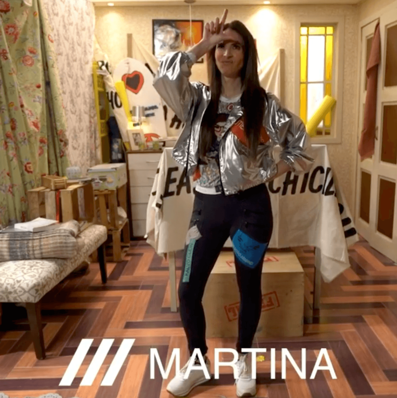 Y ya que ellas se transformaron en 'La Nena', la actriz Andrea Torre nos demostró en su Instagram que ella podía también convertirse en el resto de los personajes, como Martina.