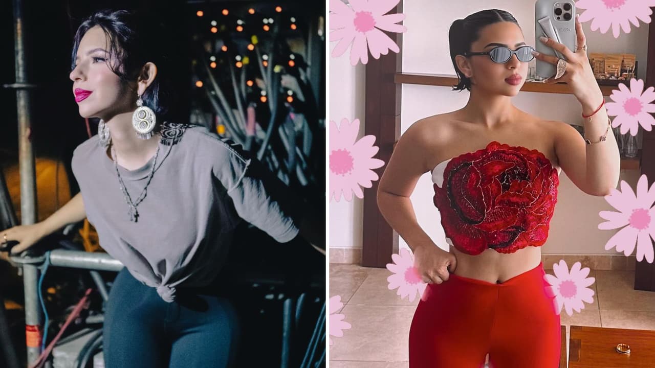 ¿Ángela Aguilar usa relleno de cadera hasta para hacer ejercicio? Su hermana la exhibe en nueva foto