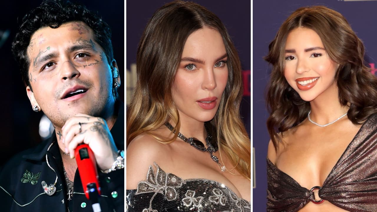 Exhiben a Nodal en video: mientras Ángela Aguilar ‘huía’ de Belinda en plena premiación, él hacía lo que nunca