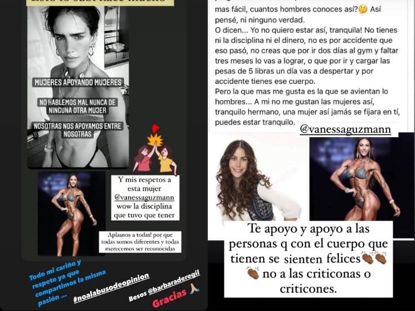 Vanessa Guzmán comparte los mensajes de apoyo de famosos.