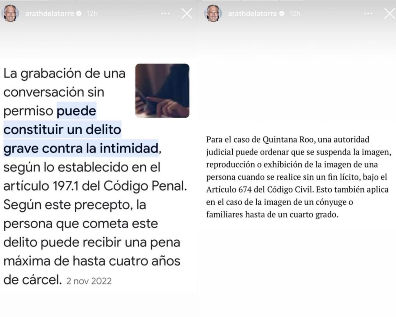 Arath de la Torre reacciona tras filtración de polémicos audios.