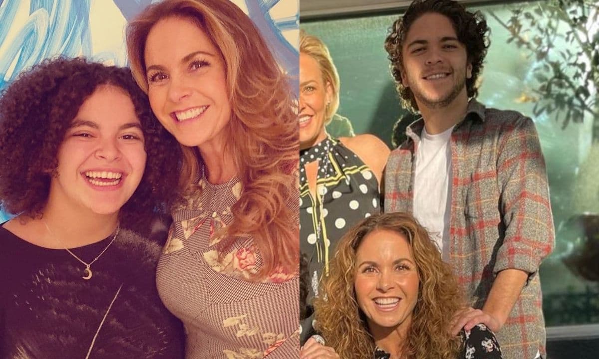 Los hijos de Lucero la acompañaron a ella y a Mijares en su concierto