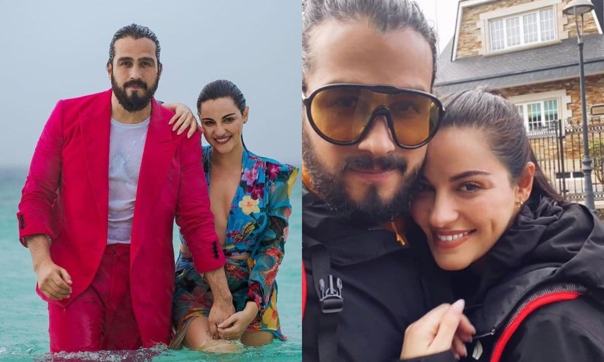 La pareja compartió las imágenes para celebrar San Valentín