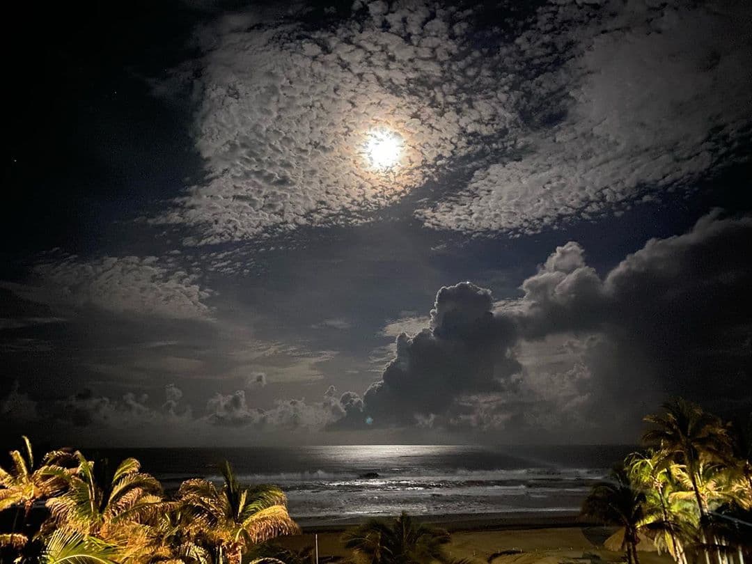 A diferencia de las publicaciones de Michelle Renaud, Danilo Carrera únicamente colocó una fotografía de su viaje a Playa Diamante en Instagram, donde presumió el maravilloso clima de Acapulco a las 3:33 a.m.