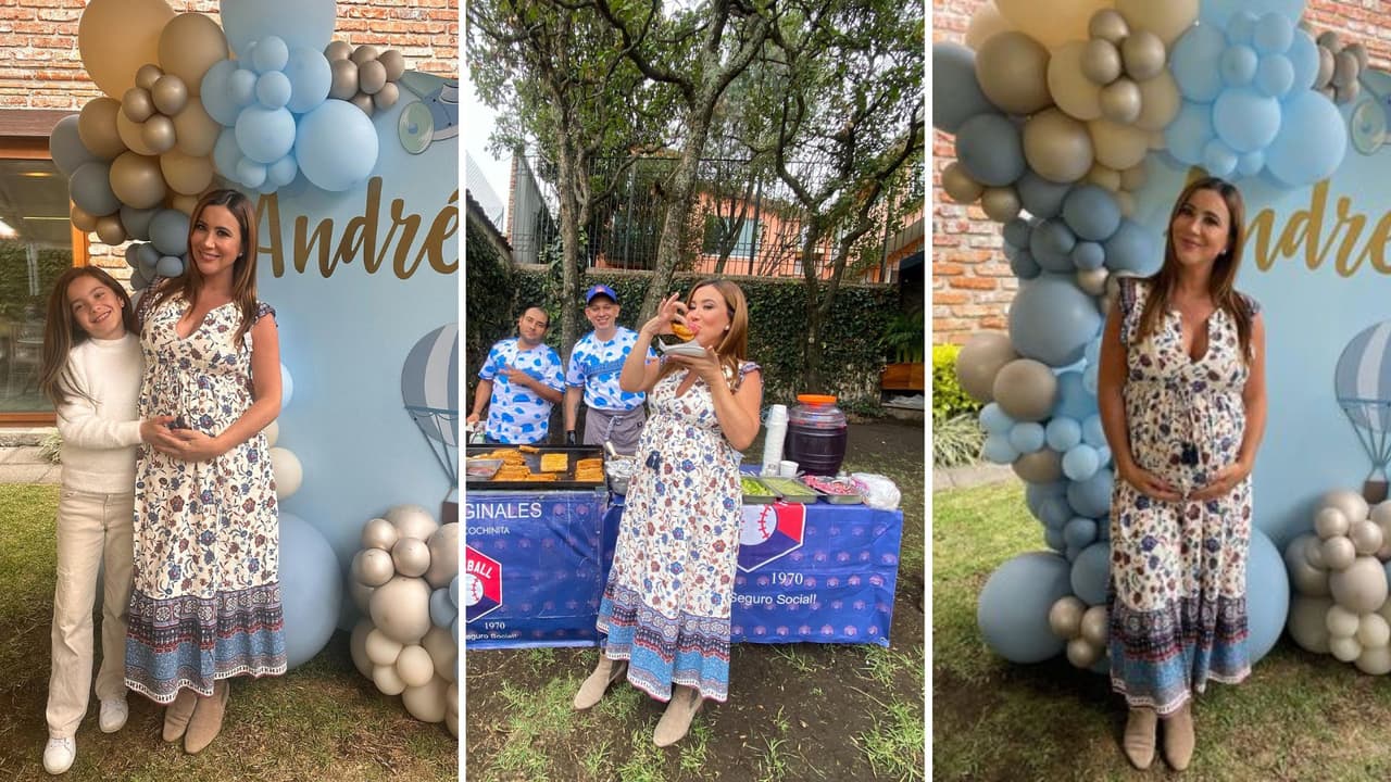 Mariazel celebra baby shower.