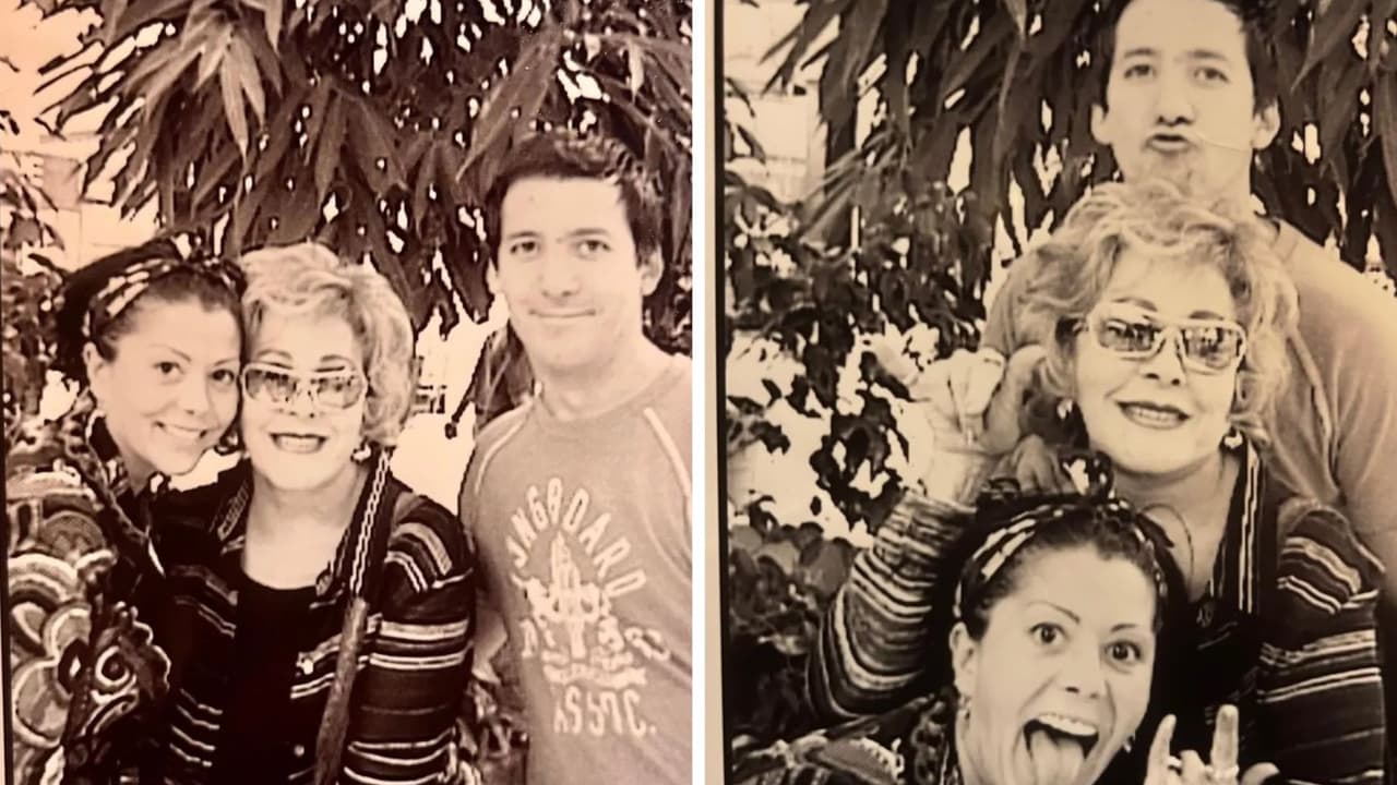 Silvia Pinal junto a sus hijos Alejandra y Luis Enrique Guzmán