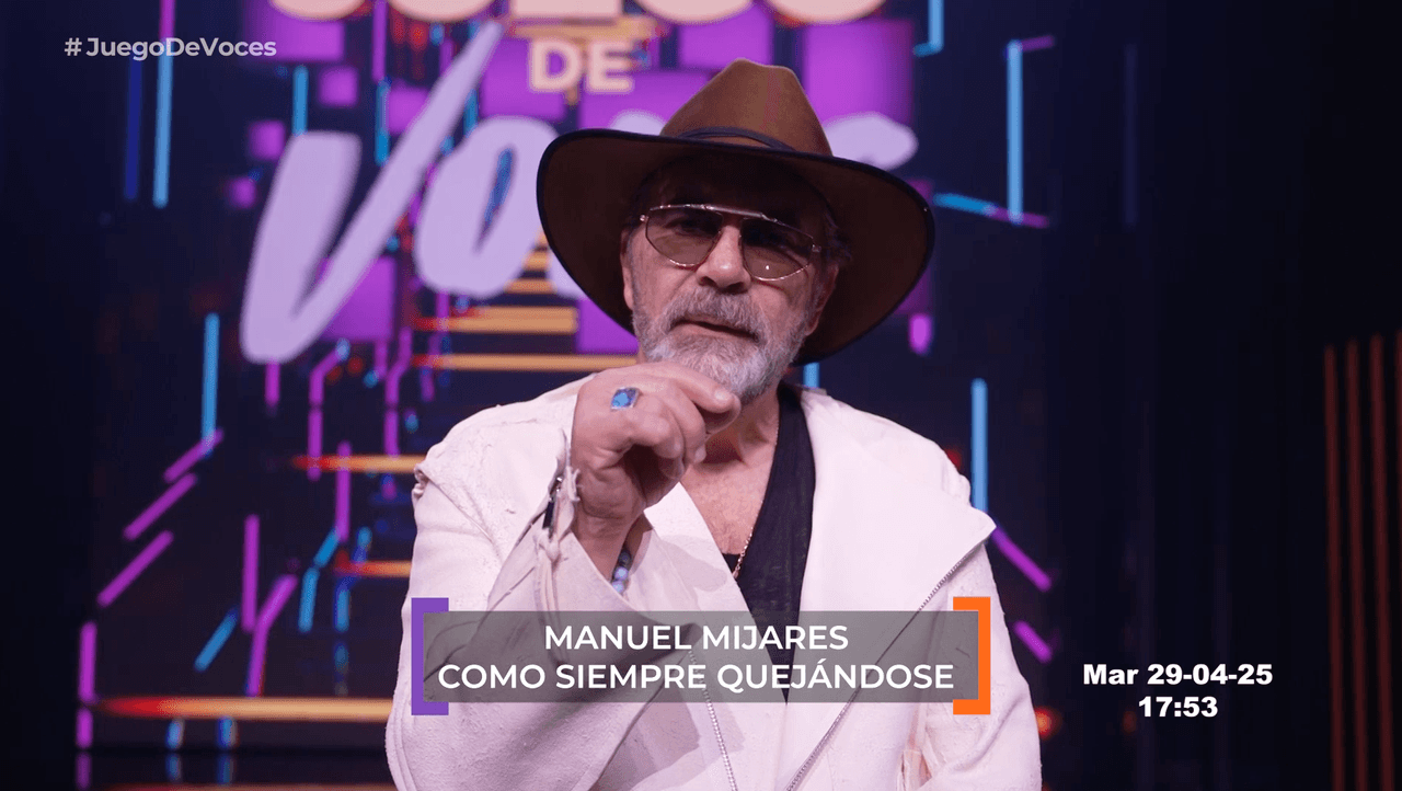Manuel Mijares en 'Juego de Voces'.