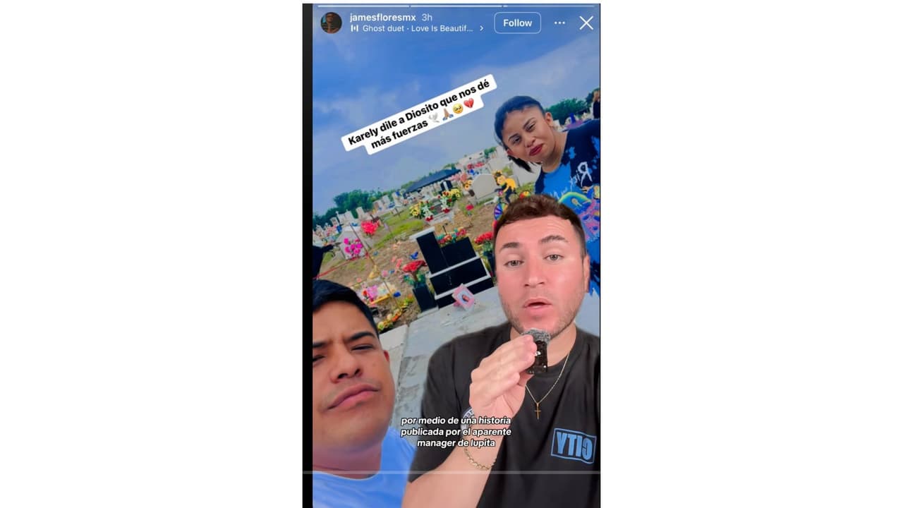 Lupita TikTok reaparece tras muerte de su hija.