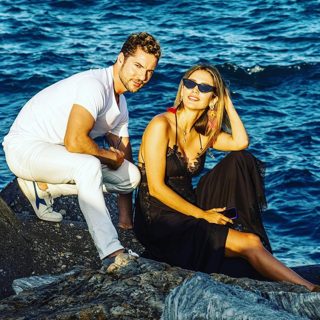 David Bisbal junto a Rosanna Zanetti