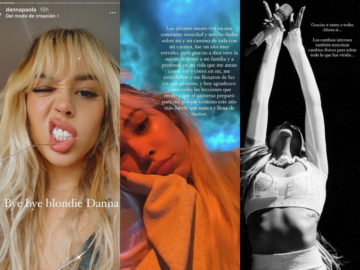 Danna Paola despide el 2021 con drástico cambio de look e inesperada confesión.