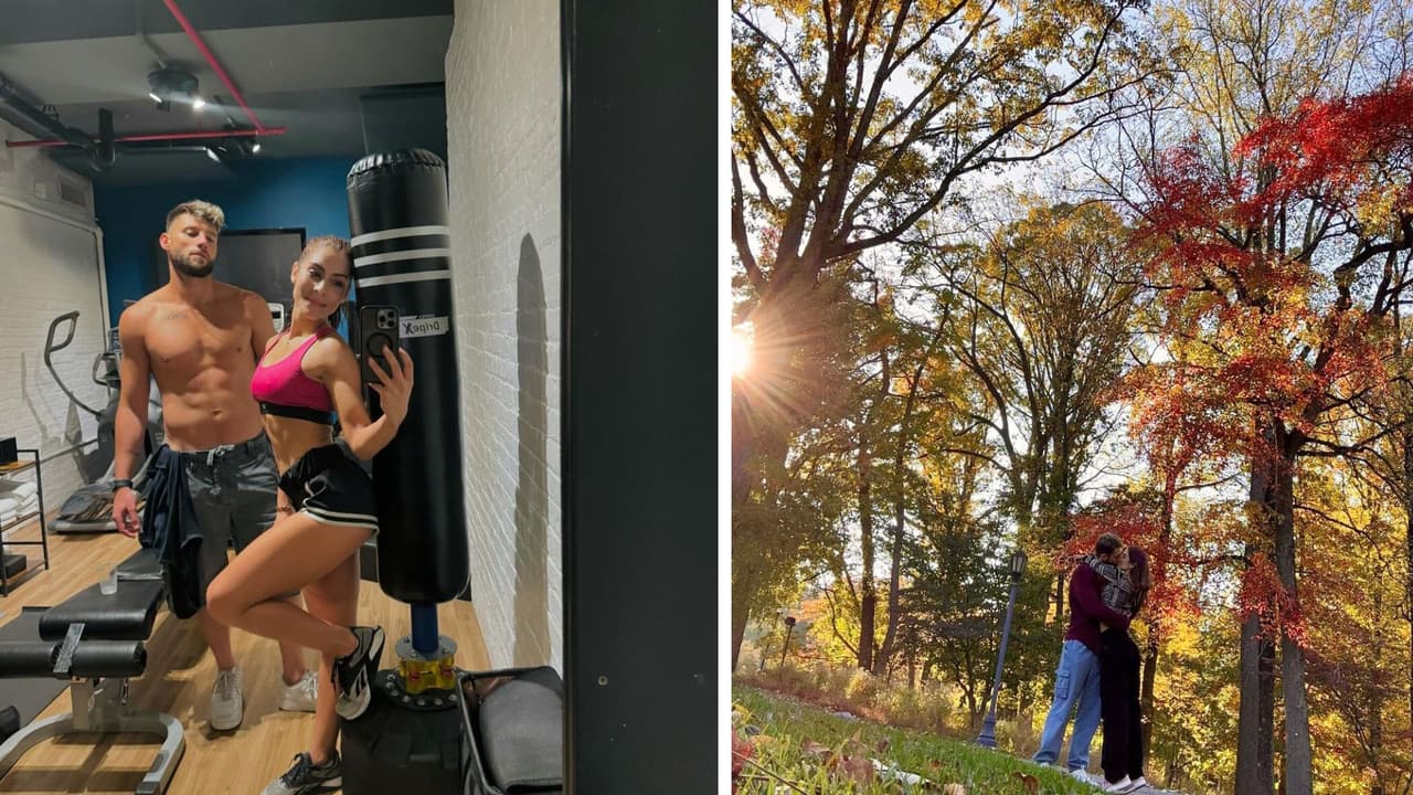 María León compartió románticas fotos junto a su novio Allen Genkin
<br>