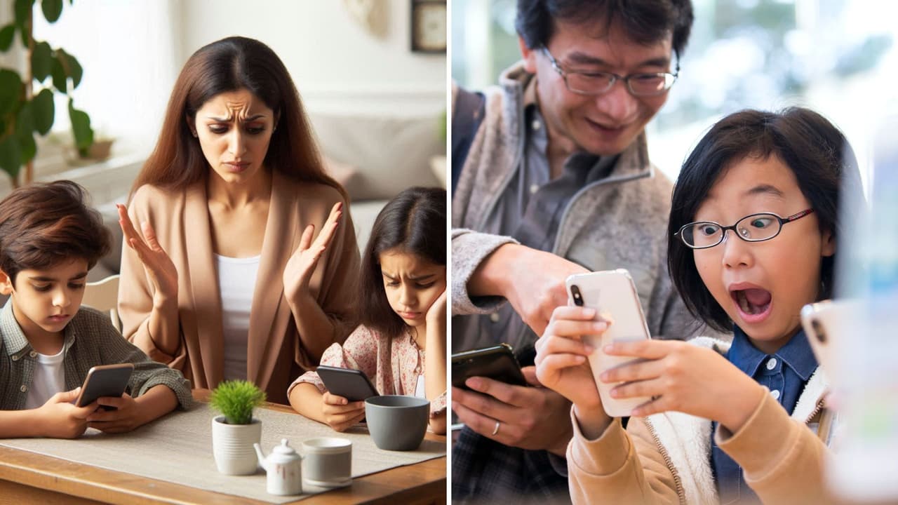 Cansada de la adicción al celular que tienen sus hijos, madre crea teléfono sin acceso a redes sociales