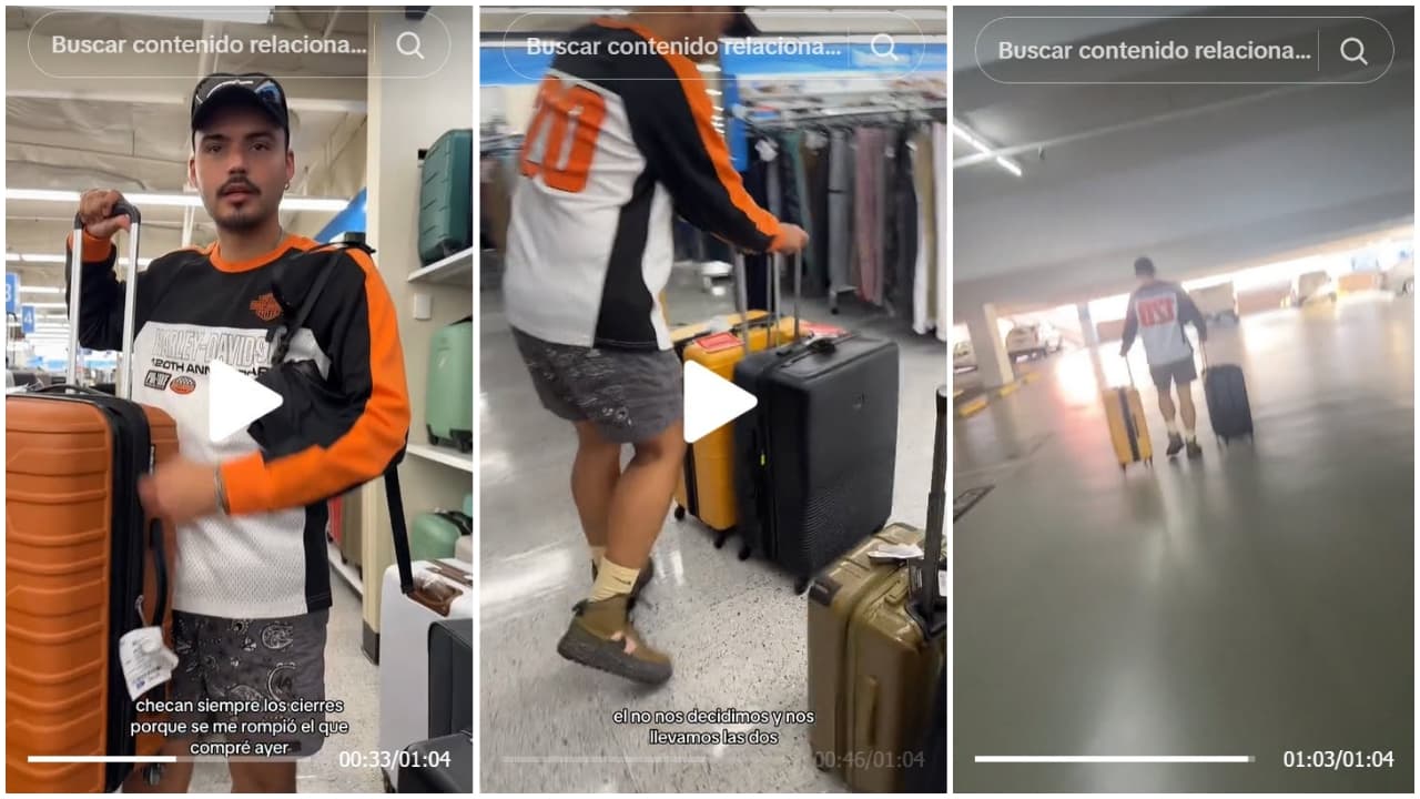 Danna Paola acompaña a sus amigos a Ross para comprar maletas