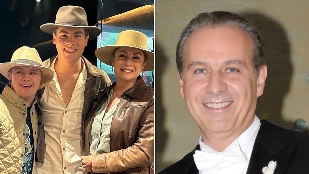 Hijos de Leticia Calderón, Luciano y Carlo, vieron nuevamente a su papá tras cuatro años, ya que él estaba en prisión.