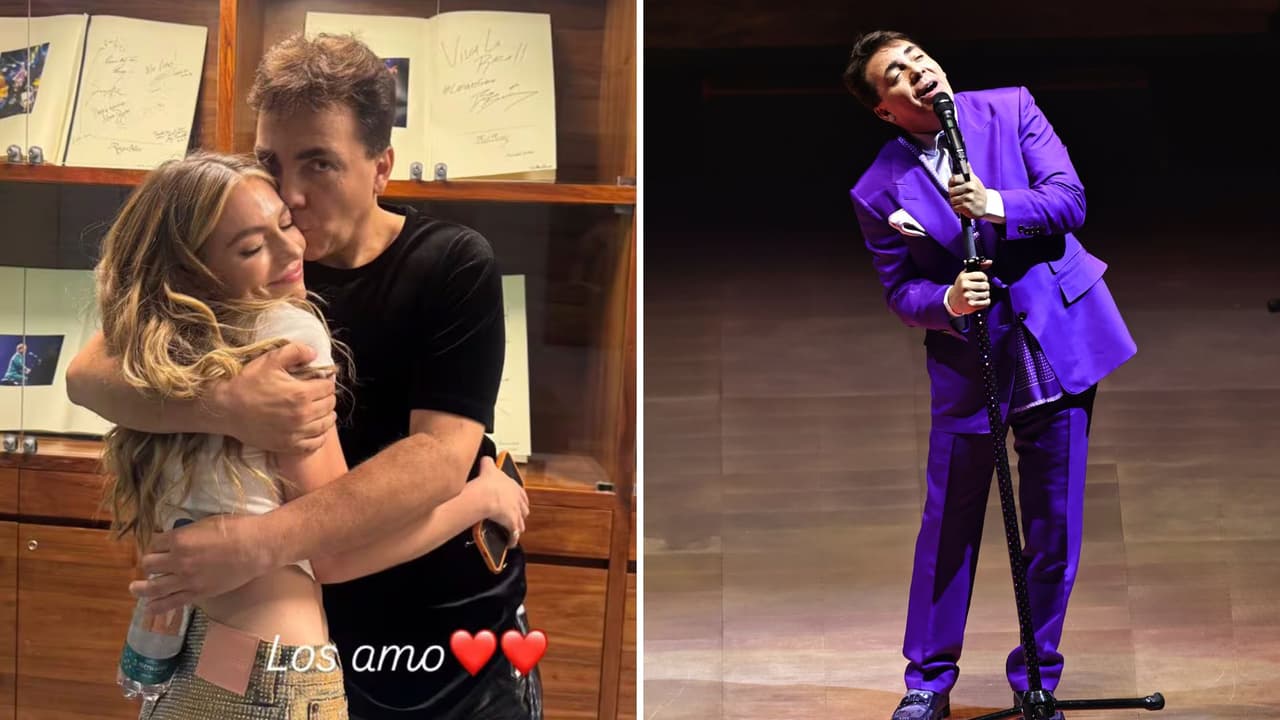 Sofía Castro apoyó a su primo Cristian Castro durante sus conciertos en Ciudad de México