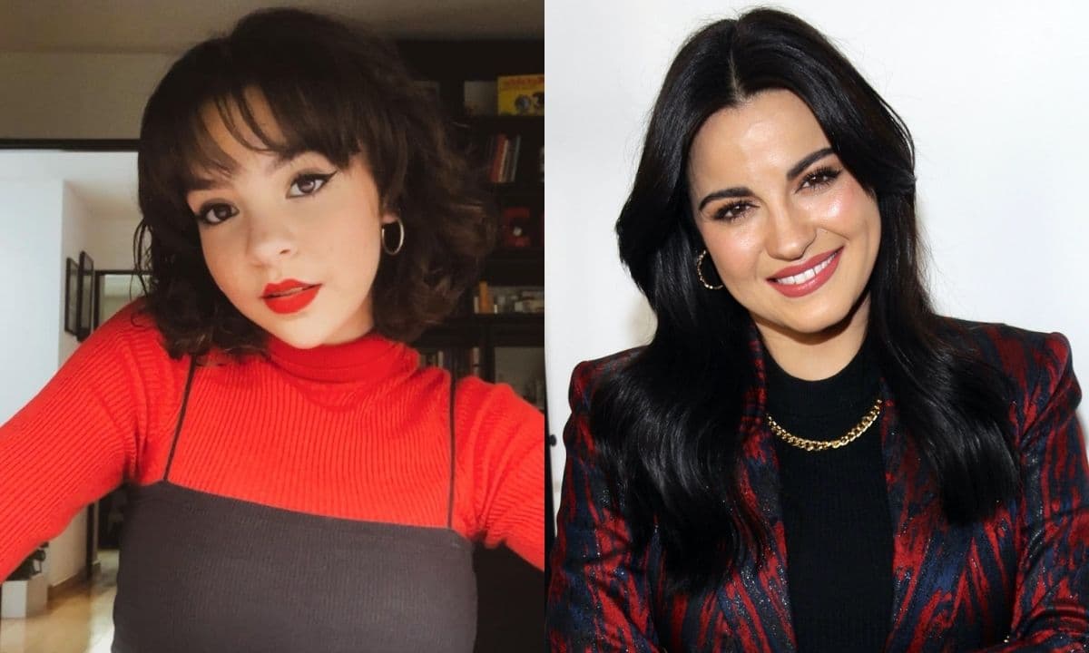 María Perroni cambia de look y luce igualita a su tía Maite