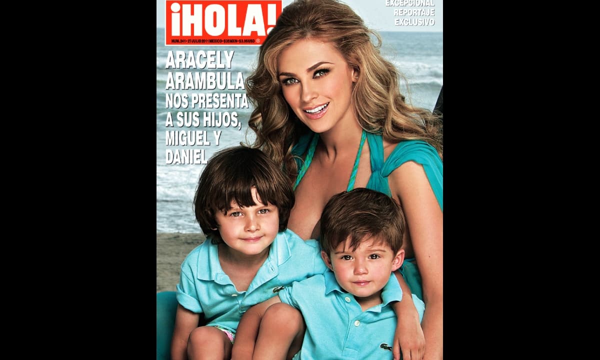 La actriz mostró que su hijo Miguel es idéntico a ella