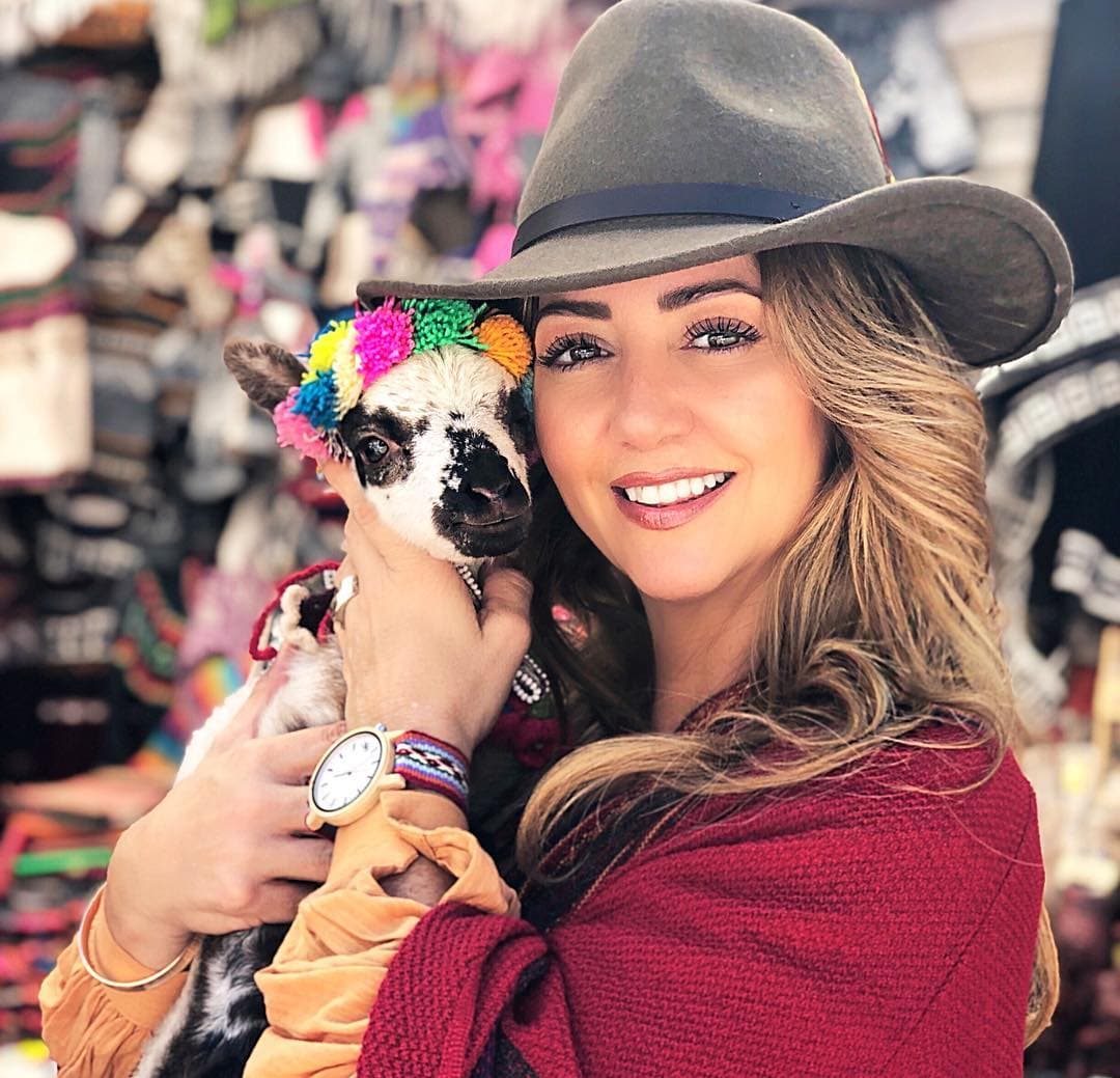 Con motivo de Semana Santa, Andrea Legarreta y su familia se fueron de viaje a Perú.