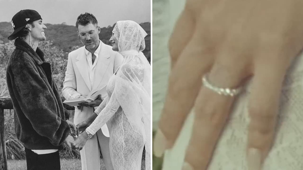 Justin Bieber y Hailey Bieber habrían usado “anillos de eternidad completos”.