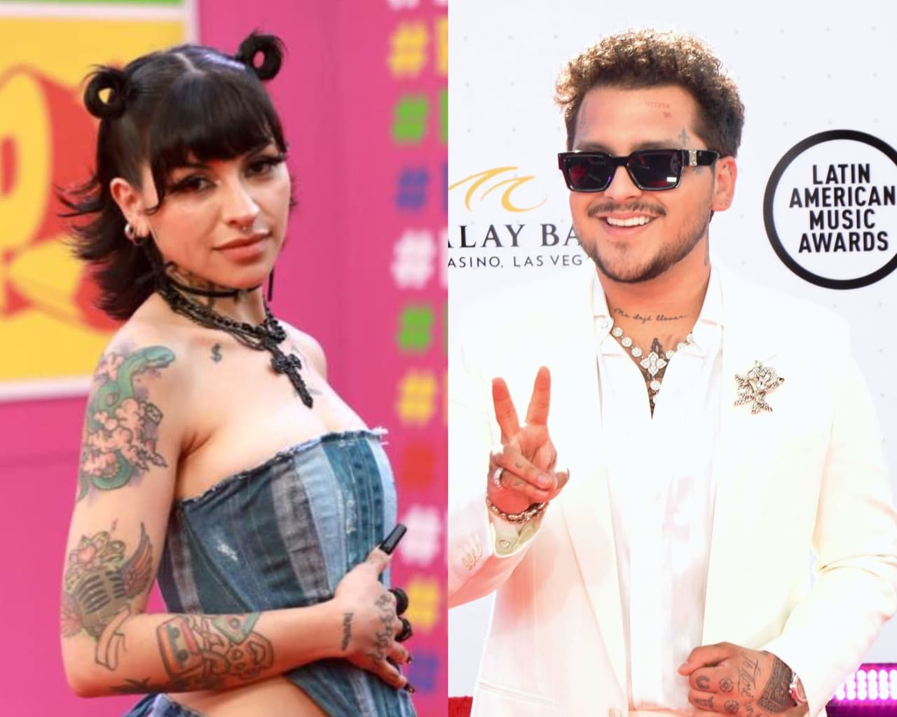 Rumores apuntan a que Christian Nodal podría convertirse en papá junto a la rapera.