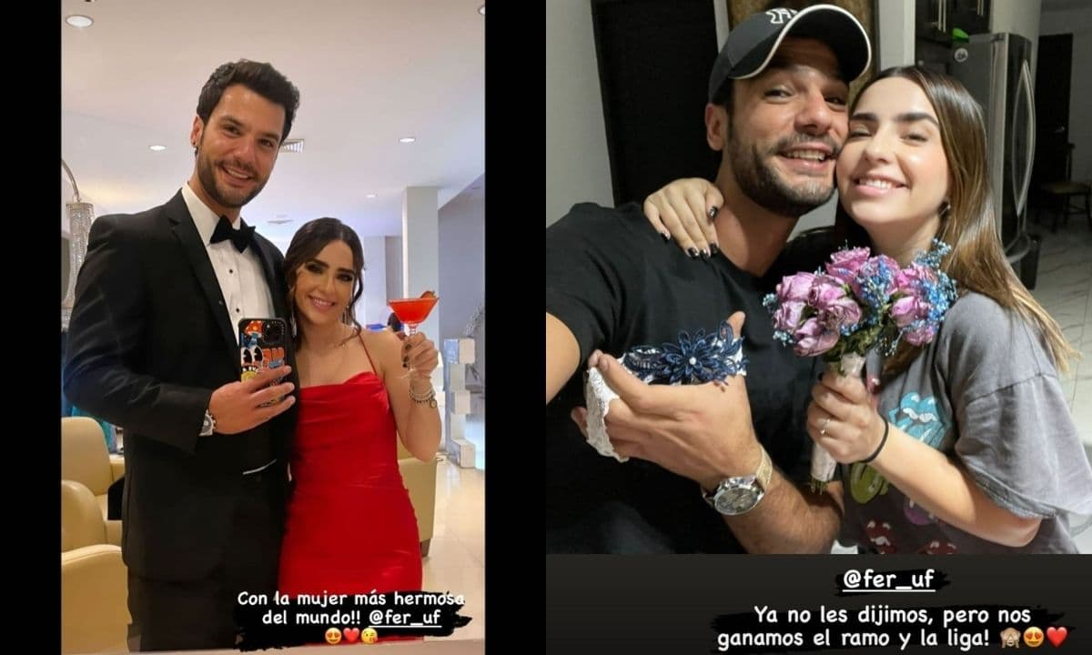 La pareja se dedica amorosos mensajes en redes sociales