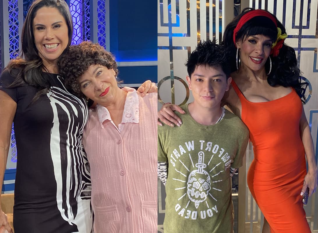 Doña Lucha y sus hijos en Perdiendo el juicio