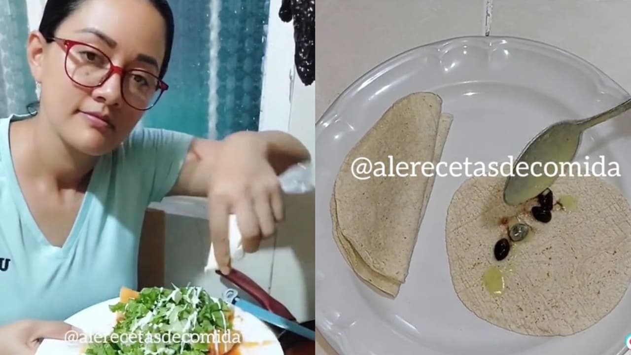 Mujer se hace viral por compartir peculiares recetas en TikTok: “Los tacaños extremos le quedan cortos"