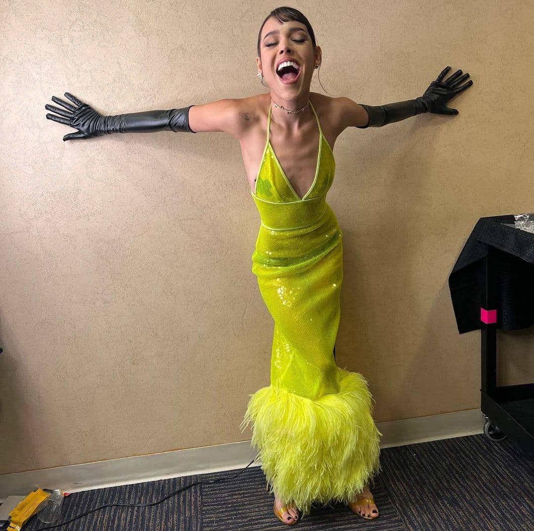 Danna Paola en Premios Juventud: ¿supo que su vestido enseñó 'de más'?